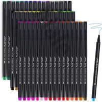 haile 12pc colored fineliner pen set 0 4mm micron fine hook line point painting needle markers pensfor art manga drawing sketch