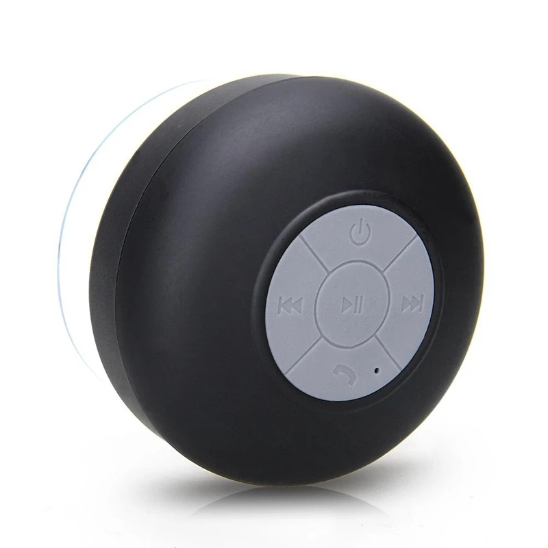 Круглый водонепроницаемый беспроводной Bluetooth-динамик для душа гарнитура