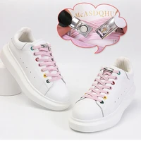new magnetic daisy buckle sneakers lace shoestrings fit women and no tie shoelaces elastic shoe laces men shoelaces without ties