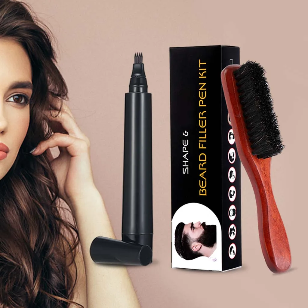 Борода карандаш наполнитель комплект Ручка заполнения пота доказательства