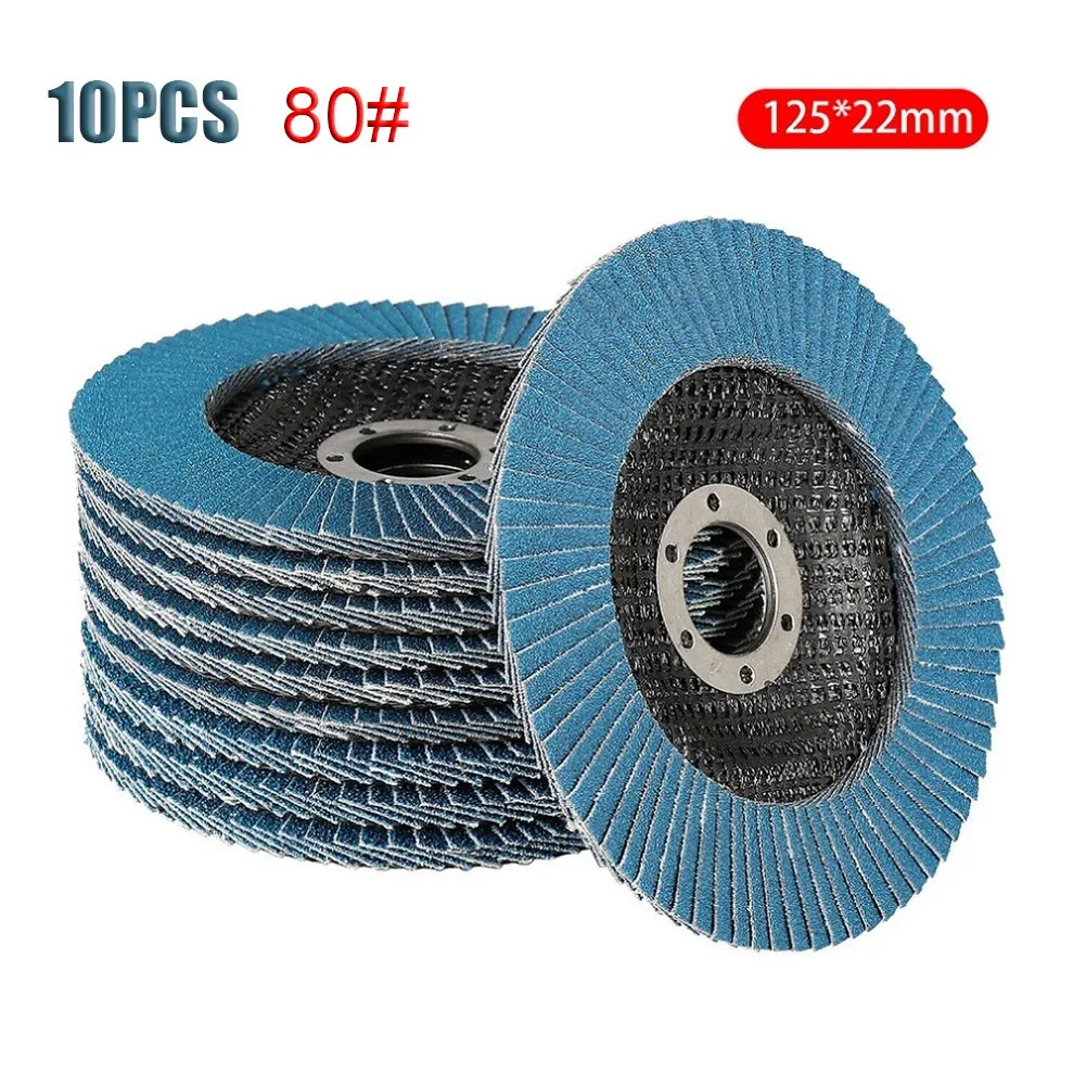 

10pcs Flap Discs 125mm 5\\\" Angle Discs Flap For Grinder Grinding Sanding