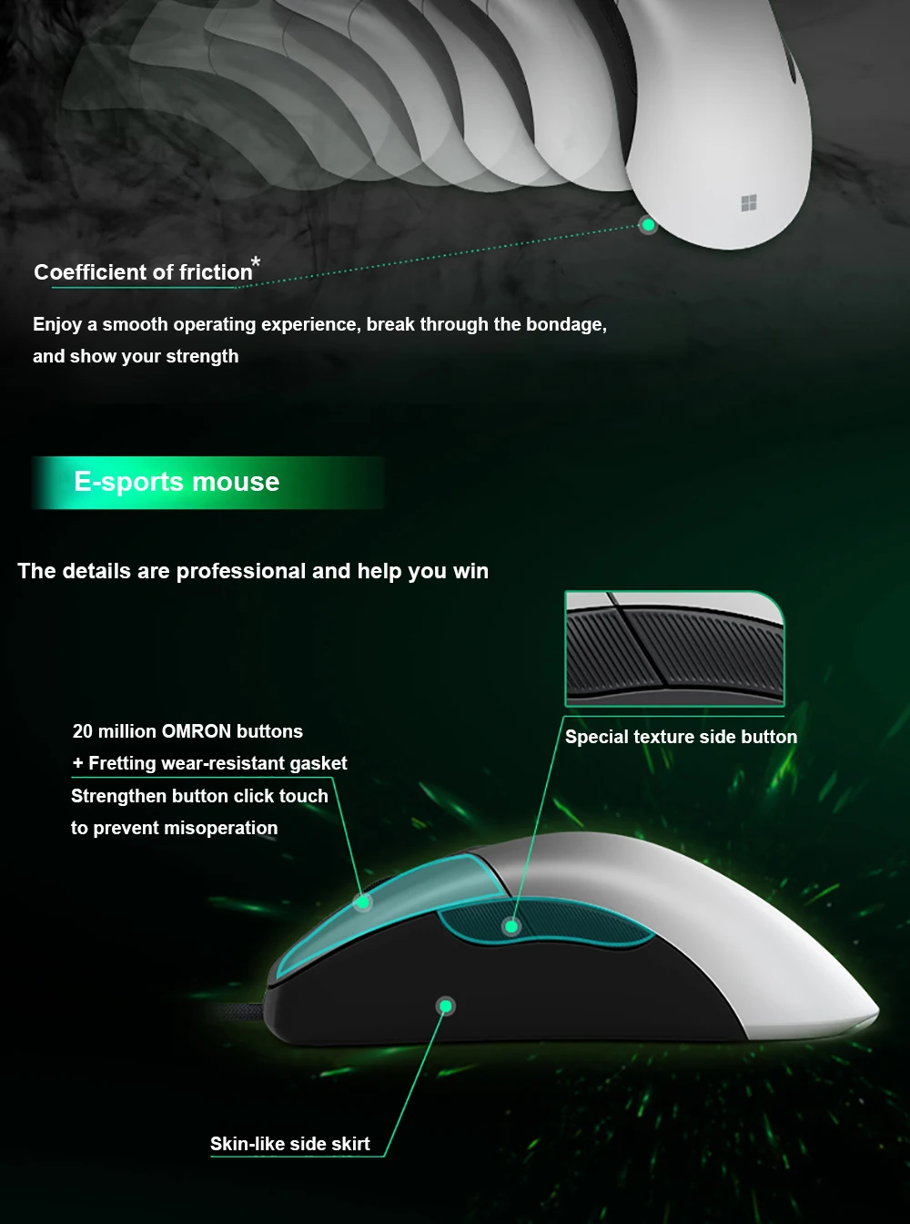 Microsoft Pro Intelli мышь 16000 dpi USB Проводная мышь модная игровая технология Bluetrack мышь офисная домашняя умная для ноутбука