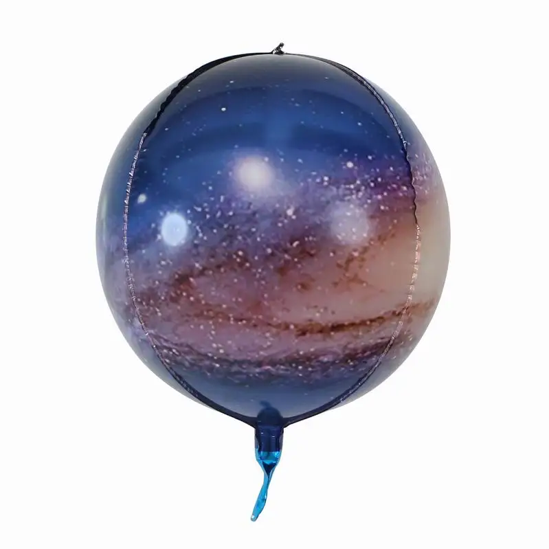 22 inch 4D Round Space Earth Dawn Starry Sky Aluminum Foil Balloon Wedding Decoration Birthday Party Helium Ballon Supplies