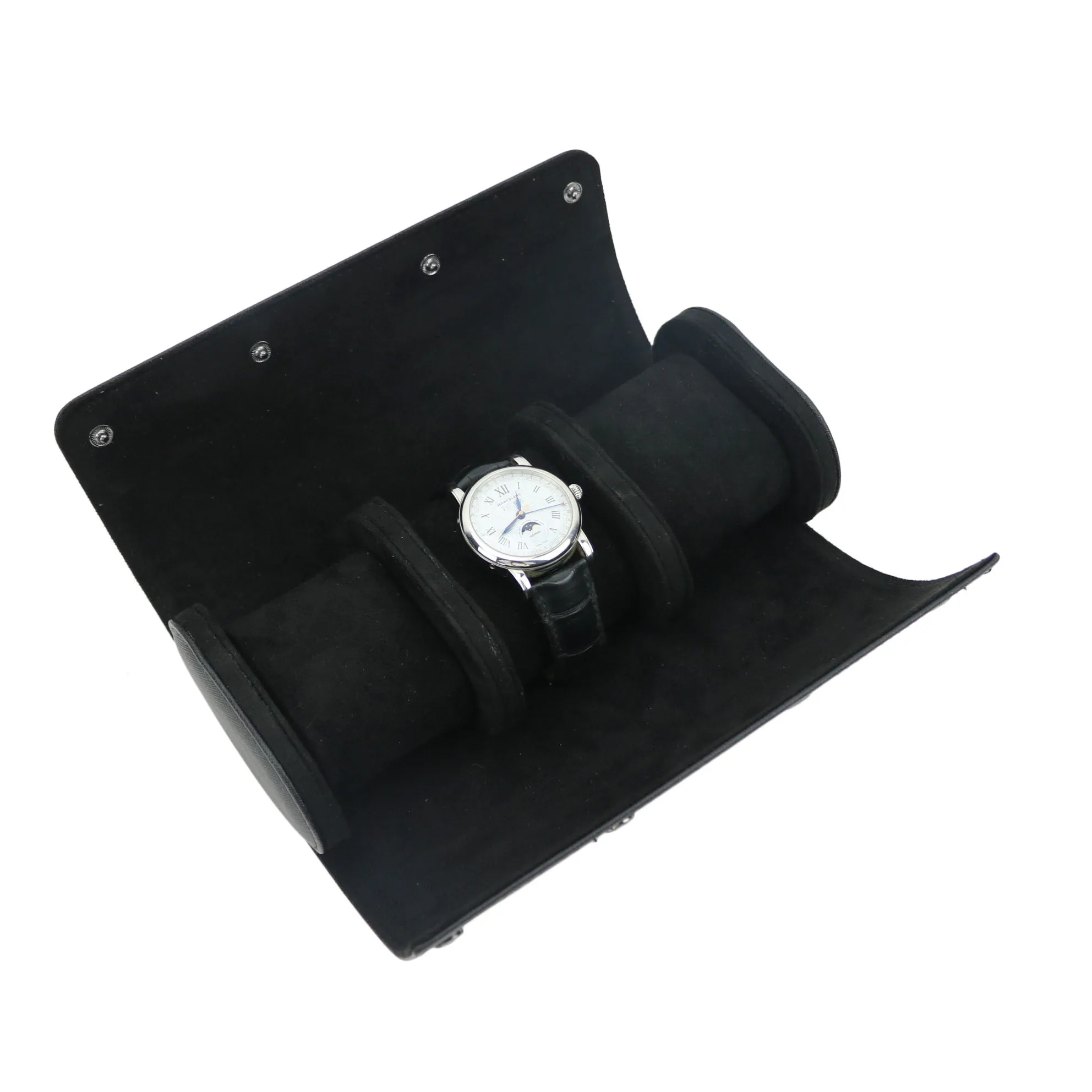 Индивидуальные Saffiano из искусственной кожи часы рулон новые Организатор с