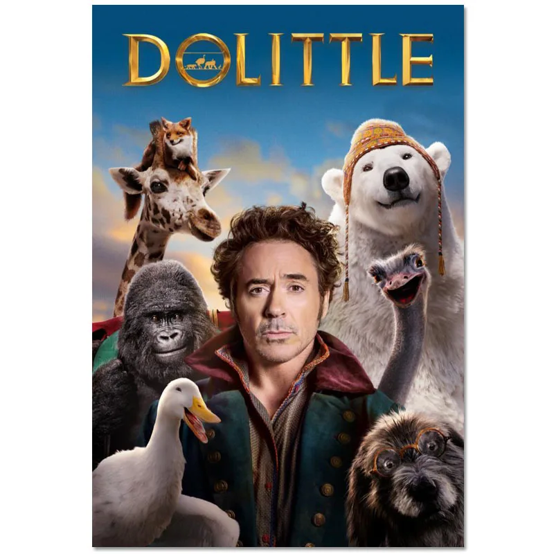 Персонализированный постер с доктором долтлом домашний декор модный тканевый