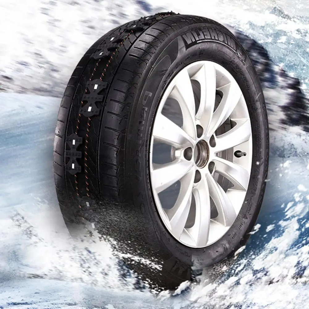 

Universal Vehicle 4Pcs Car Tire Wheel Anti-skid Nylon Emergency Snow Chain