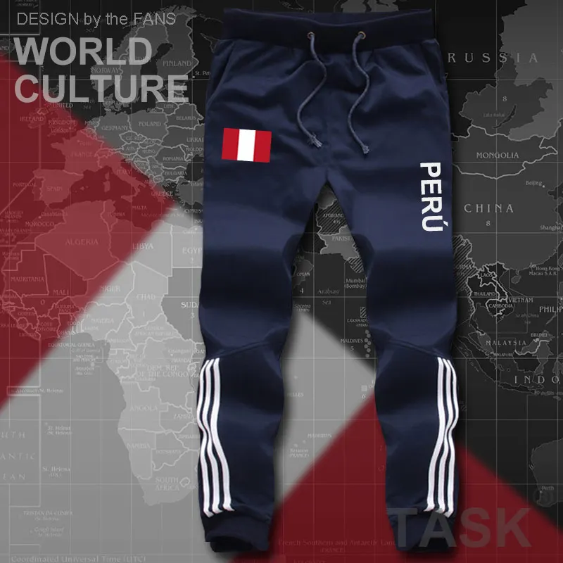 

Plus M-8XL Peru Peruvian Mens Shorts Beach Man men's Board Shorts Flag Workout Zipper Pocket Sweat 2021 Cotton Brand PE