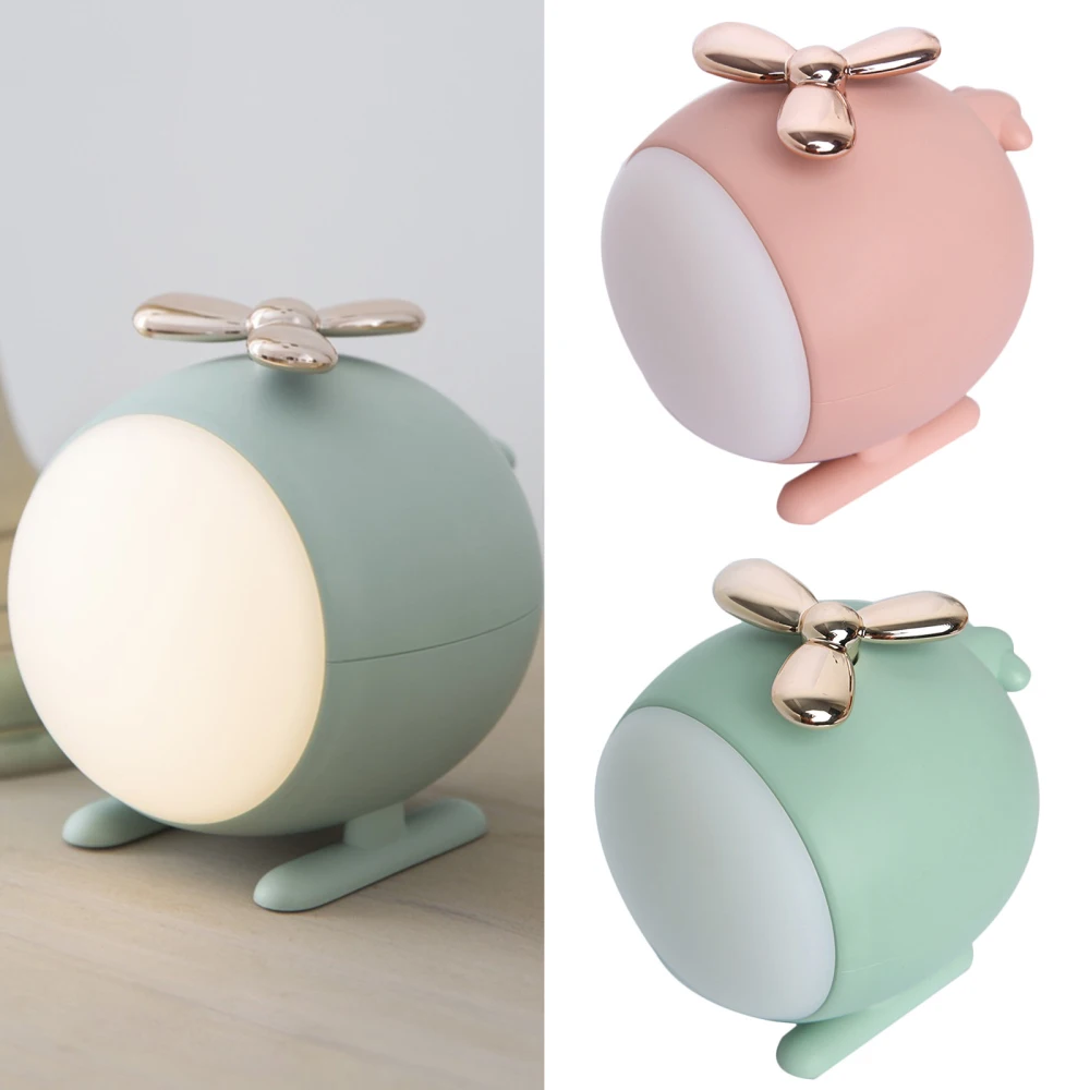 Настольная лампа для вертолета ночник со светодиодным винтом приглушаемый