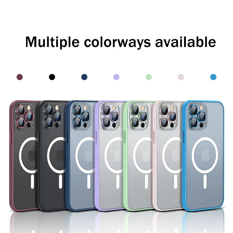 Чехол Для MagSafe для iPhone 13 Pro Max Mini Защита объектива магнитное Беспроводное зарядное