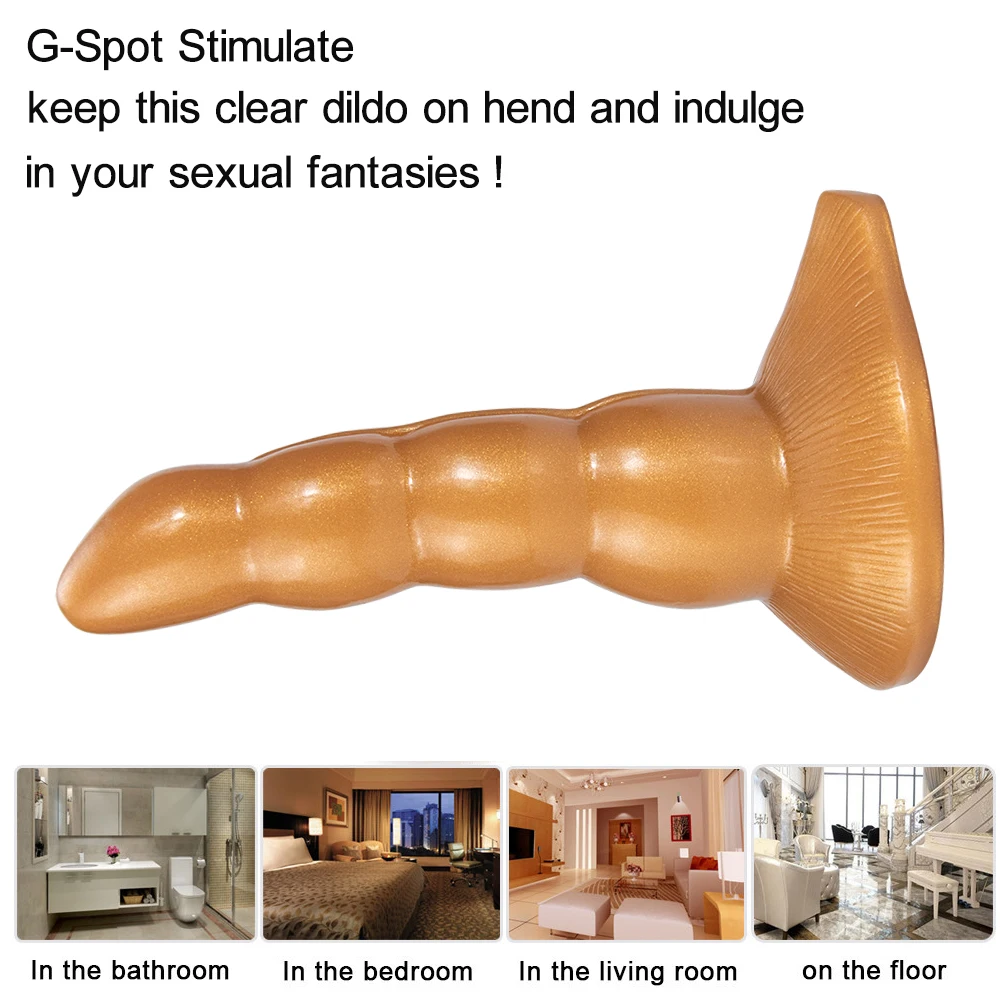 Эротический силиконовый фаллоимитатор Gode Sodomie массажер простаты секс-шоп