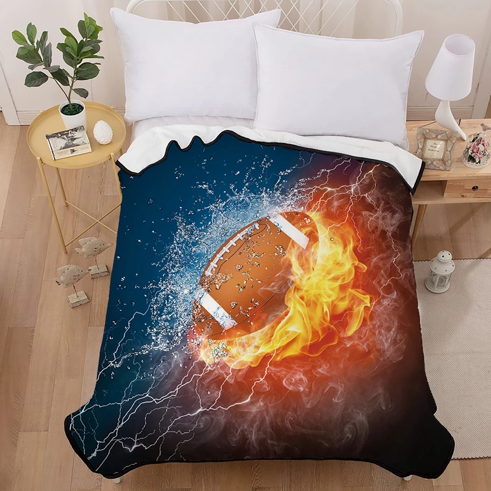

Luxury soft blanket for beds 3d Print Luxury Water and Fire fleece blankets and throws for Home Textile bed blanket 2019 New