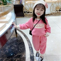 girls suits sweatshirts%c2%a0pants sets kids 2021 simple spring autumn teenagers tracksuits formal outfits%c2%a0sport children clothing s