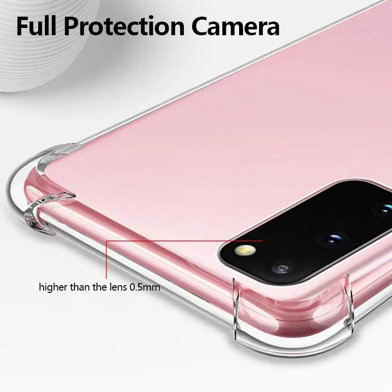 Высококачественный Гибридный противоударный прозрачный мягкий силиконовый