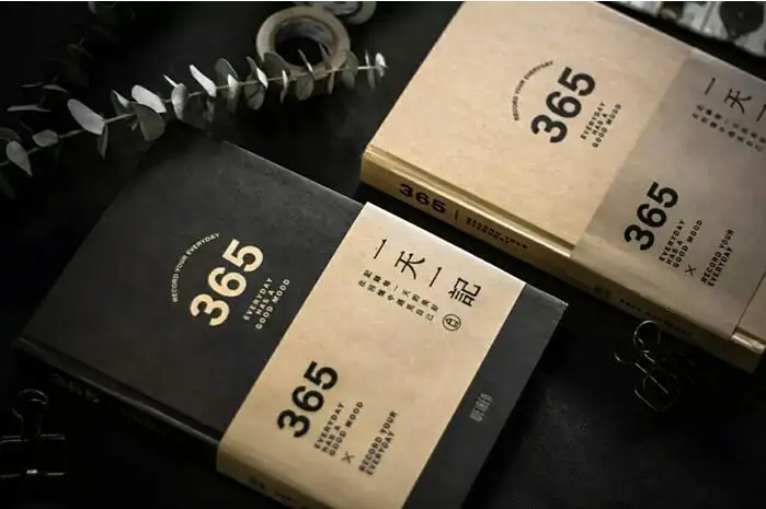 "Классический 365" Большой размер блокнот деловой ежедневник винтажный журнал Freenote твердая обложка крафт-бумага