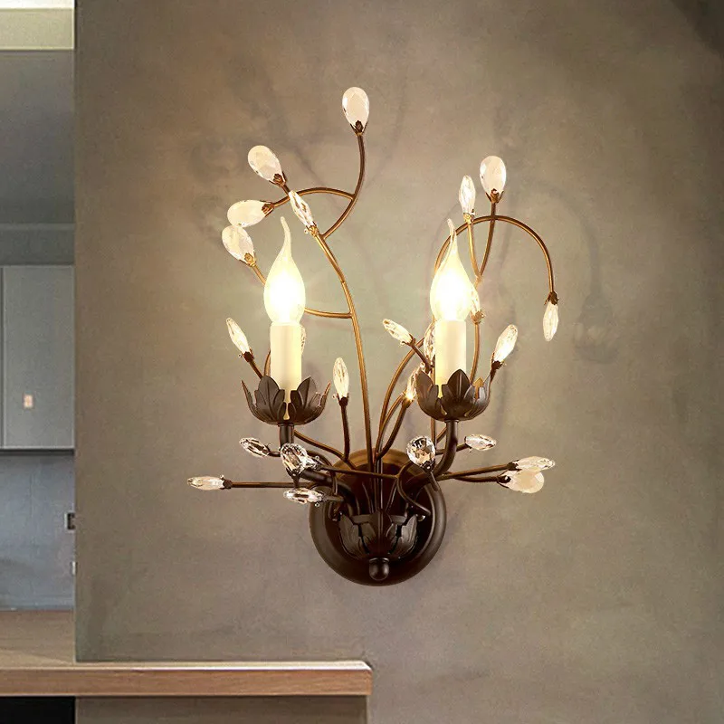 Светодиодная настенная лампа в японском стиле ретро промышленная для гостиной