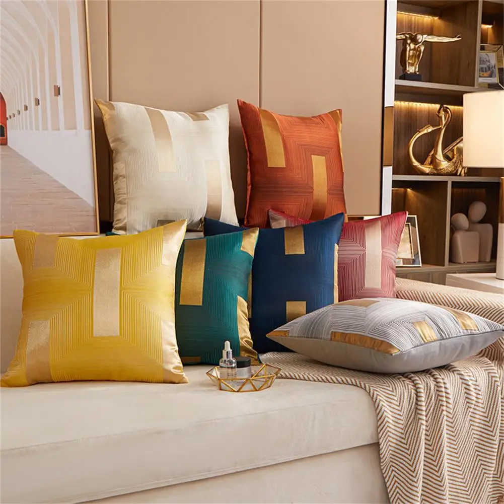 

Pillow Cover Fashion European Style Pillow Cover Comfortable Easy Insertion Cushion Case