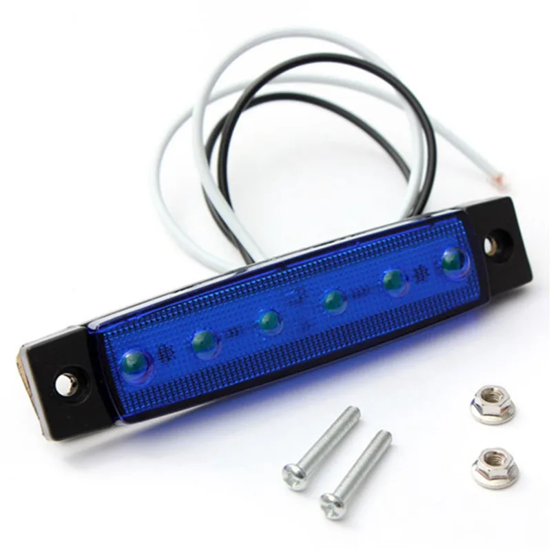 DC 24V 6 SMD светодиодный для автобуса грузовика прицепа боковой габаритный световой