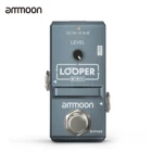 Ammoon AP-09 Nano Loop педаль эффектов для электрогитары Looper True Bypass неограниченная запись на 10 минут с USB-кабелем