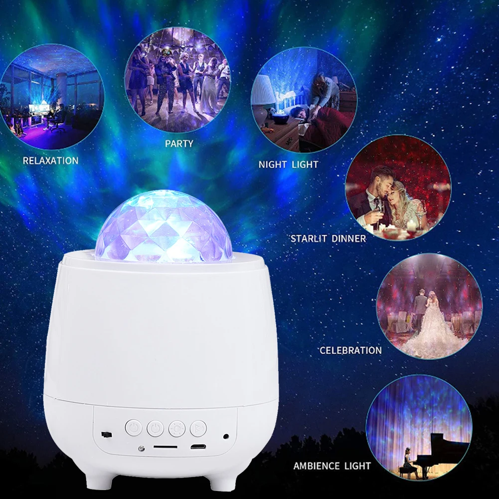 

LED Projection Lamp Bedroom Decor Lighting Laser Night Lamp for Children Gift Sleeping Light Bedroom Bedside Table Lamp