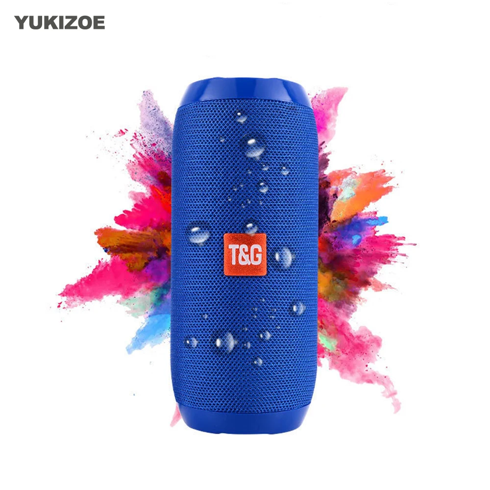 Bluetooth Колонка t & g TG117 портативная водонепроницаемая с поддержкой TF
