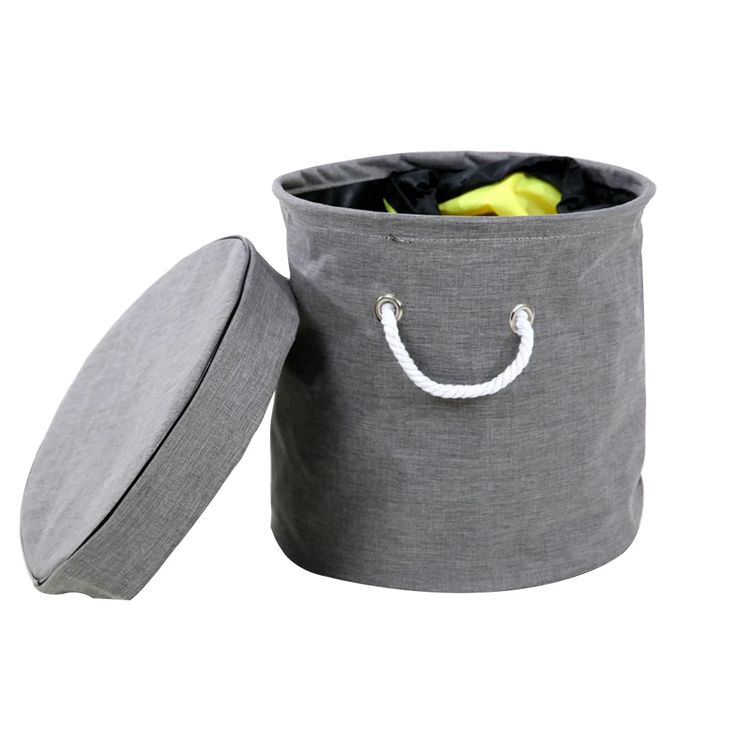 

DIY Slideaway Toy Clean-Up And Storage Container Foldable Kids Storage Bag For Children Toys Drawstring Play Mat Baskets Bags