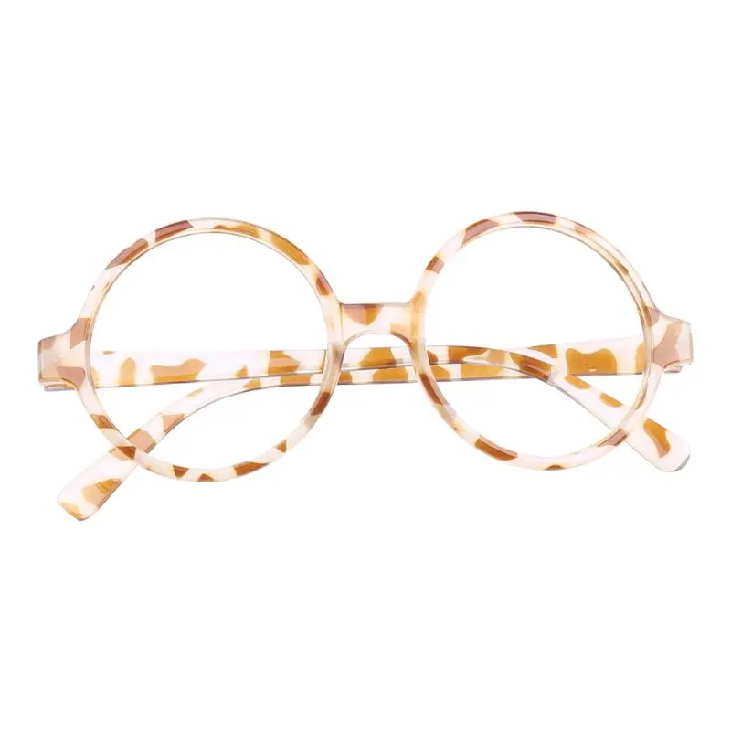 

Star Power Men Wizard Quality Round Frame Glasses, Black, One Size (2in Lense