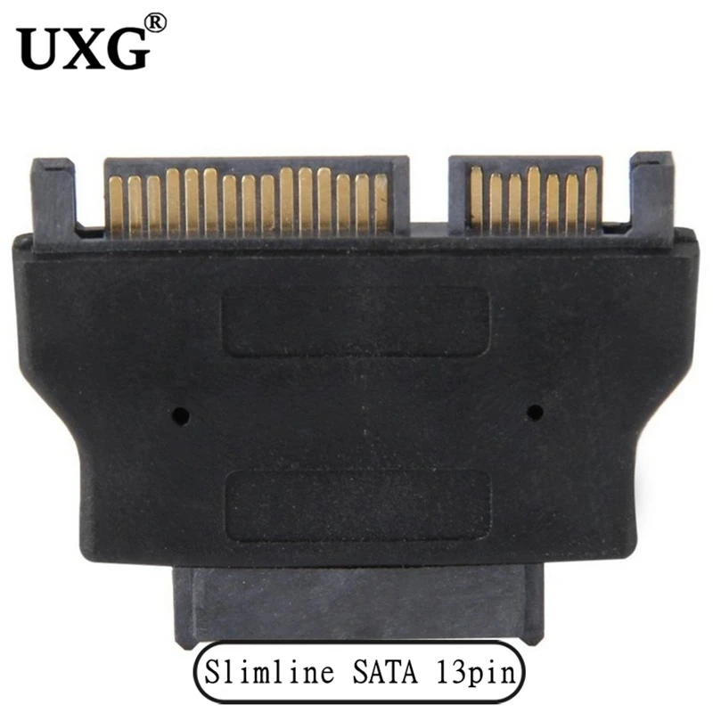 

Slim SATA адаптер серии ATA 7 + 15 22pin штекер-тонкий 7 + 6 13pin гнездовой адаптер для настольного ноутбука HDD жесткий диск