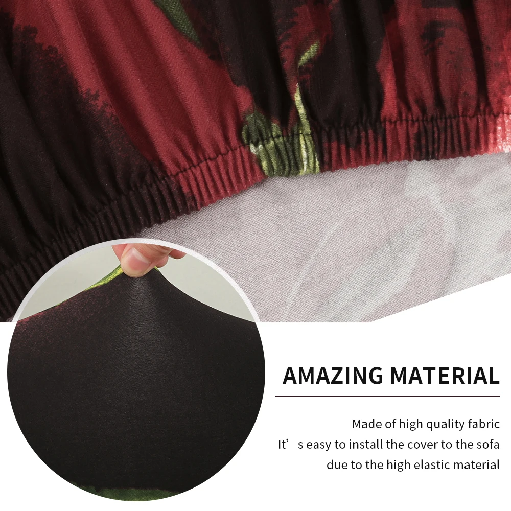 Эластичный чехол для дивана из полиэстера и спандекса протектор моющийся мебели