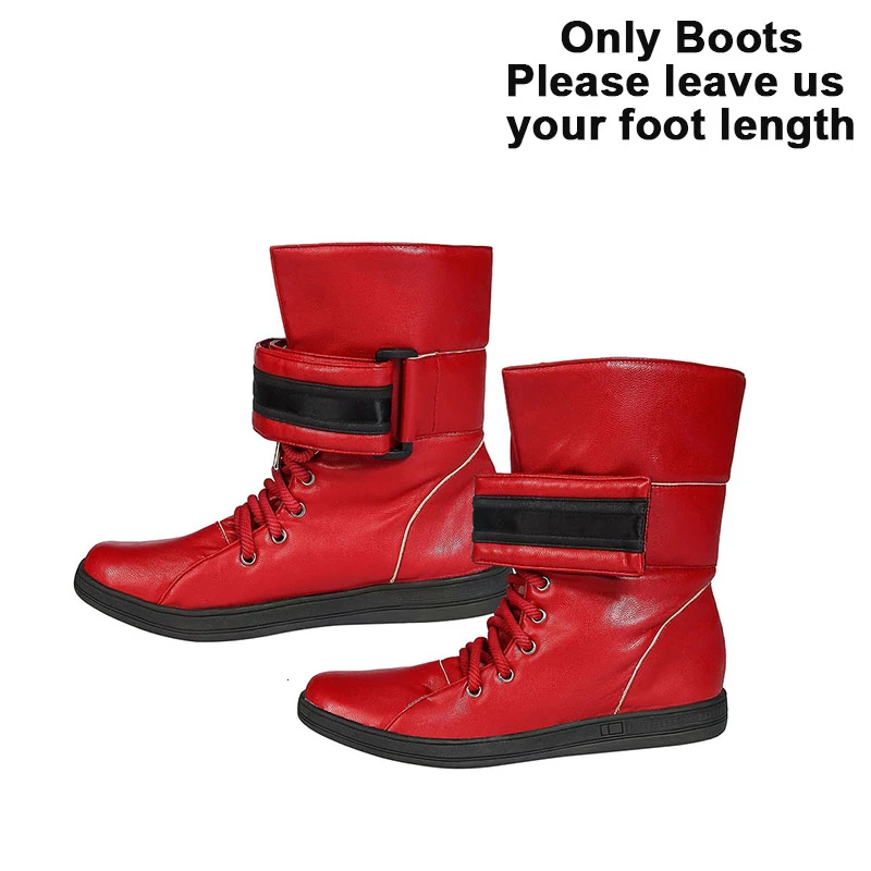Only boots Игра Final Fantasy VII Косплей Костюм тифа Локхарт нарядное платье юбка костюмы на Хэллоуин для женщин карнавальные сапоги для взрослых девочек - Цвет: Only boots