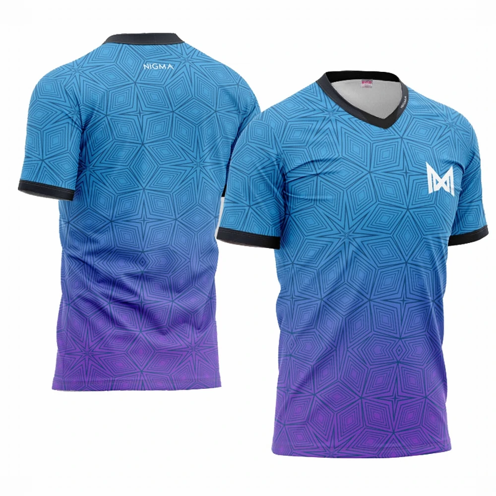 

2021 New NIGMA Team Jersey DOTA2 E-sports Supporter T-shirt Miracle GH DIRE Fashion Printed Men's T-shirt Quick-drying Pullover