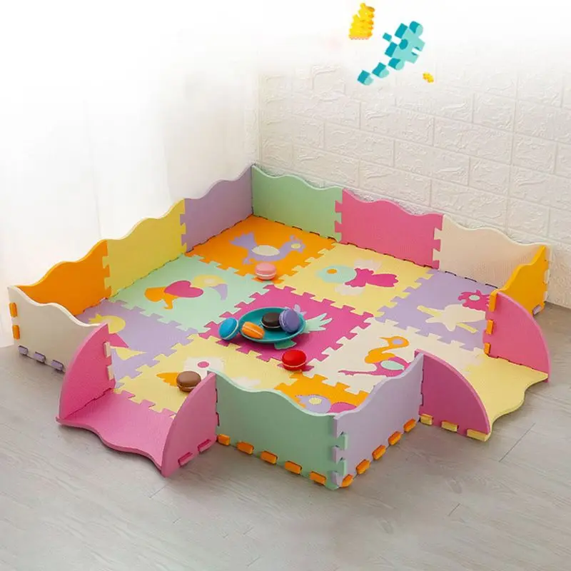 

2020 New 25 Pcs Baby Play Mat Toddler Kid Indoor Soft Interlocking EVA Foam Floor Playmat