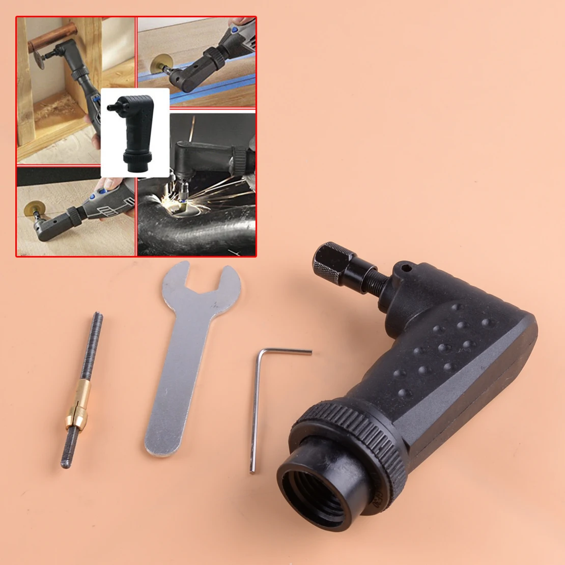 

LETAOSK шлифовальная машина 575 под прямым углом конвертер роторный инструмент Крепления подходят для электрошлифовальной машины 00 275 285 300 395 398 ...