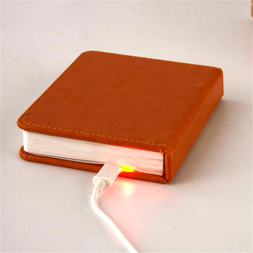 

Book Lamp Folding Portable Desk Light Novelty LED Paper Lantern with USB Rechargeable Wooden LED Magnetic 3 color Dimmable