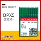 Иглы для швейных машин DPX5 Groz-Beckert, 50 шт., для промышленных 135X5 761505 134R JUKI BROTHER SINGER SEIKO, подходят для фрез B814