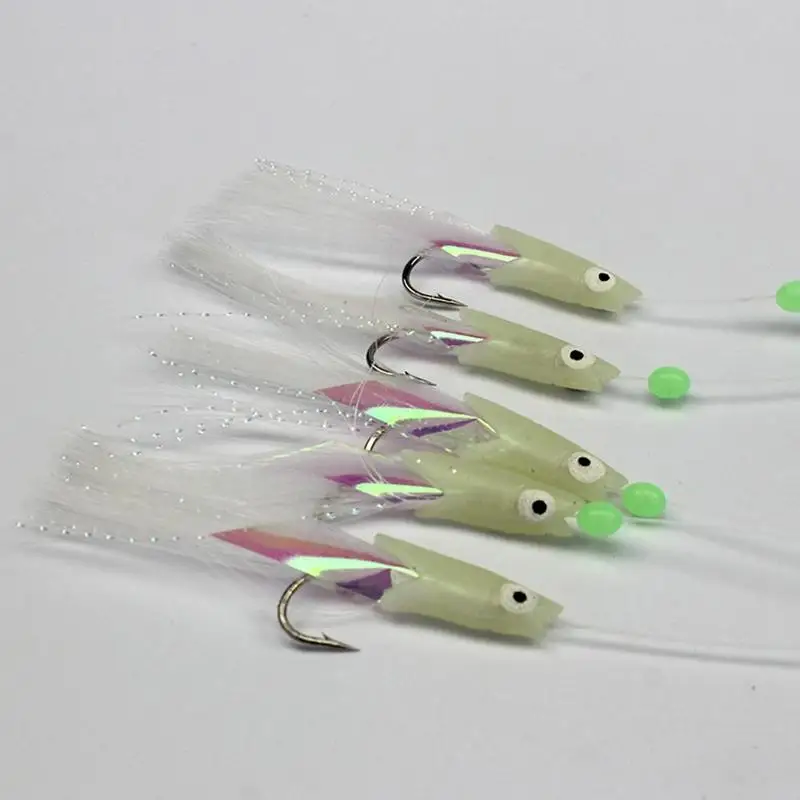 

Светящиеся японские рыболовные крючки Maruseigo 1/0 #-4 # для морской рыбалки, рыболовные Крючки Sabiki, 1 комплект