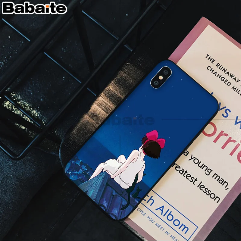 A12 Babaite Kikis служба доставки ТПУ черный чехол для телефона чехол для iPhone X XS MAX 6 6S 7 7plus 8 8Plus 5 5S XR - Цвет: A12