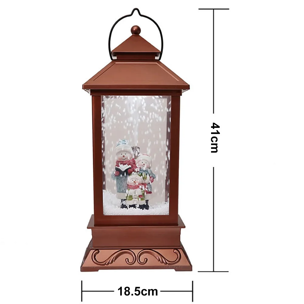 Fashion Santa Claus Snow Music Lantern Kids Toy Gift Christmas Festival Ornament Table Decoration | Дом и сад