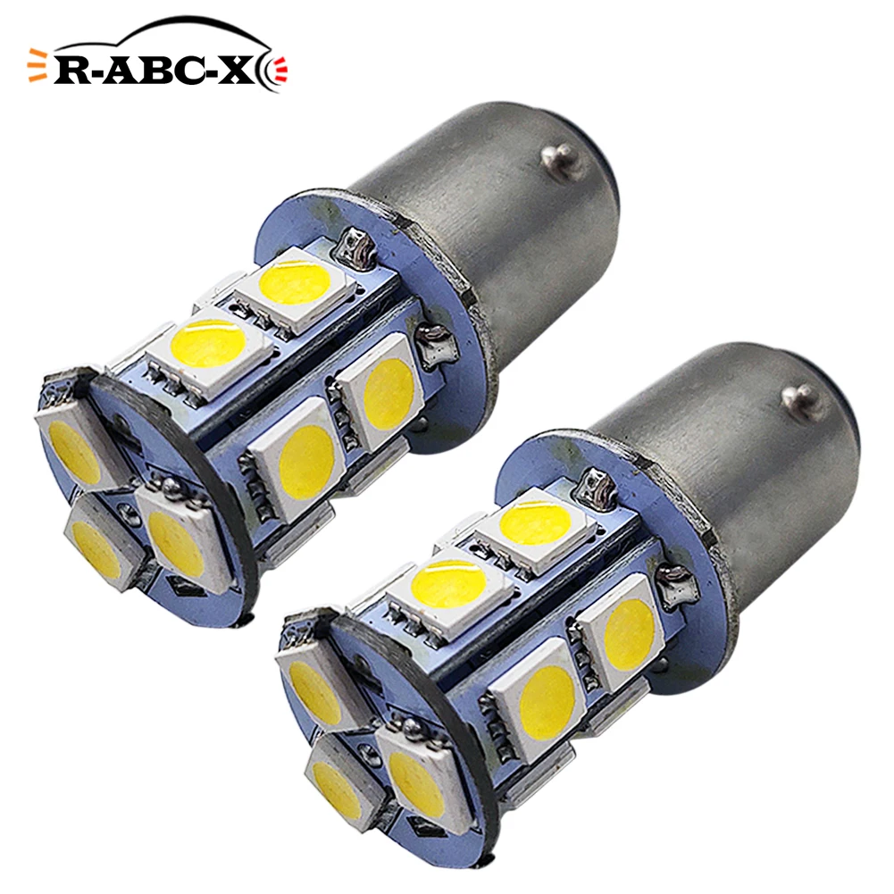 

RUIANDSION Wholesale 50PCS BA15D 1146 Car Reverse Light Goods Vehicle Turn Signal Lamp 12V 24V 5050SMD Cool White Warm White