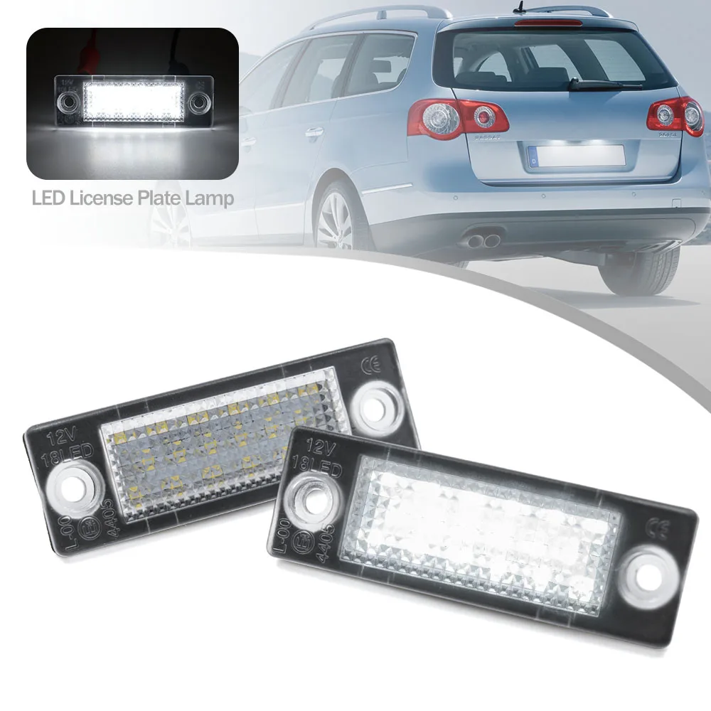 Светильник VW Golf Mk5 Plus Passat B6 Wagon 3C B5.5 Touran MK1 Jetta MK512V светодиодный номерной знак CANBUS