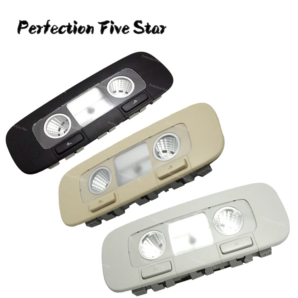 Бежевый Серый Черный ВНУТРЕННИЙ Задний купол светильник для чтения лампа 1KD947291A