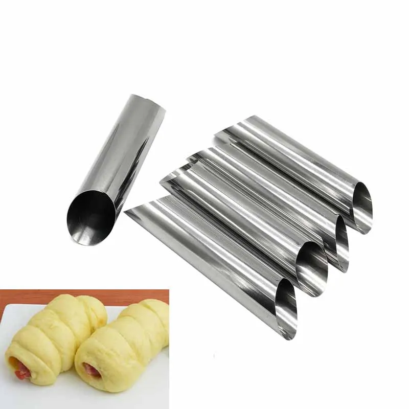 

Set Of 14 430 Stainless Steel Tubes Cannoli Pastry Forms Molds-5 Inch