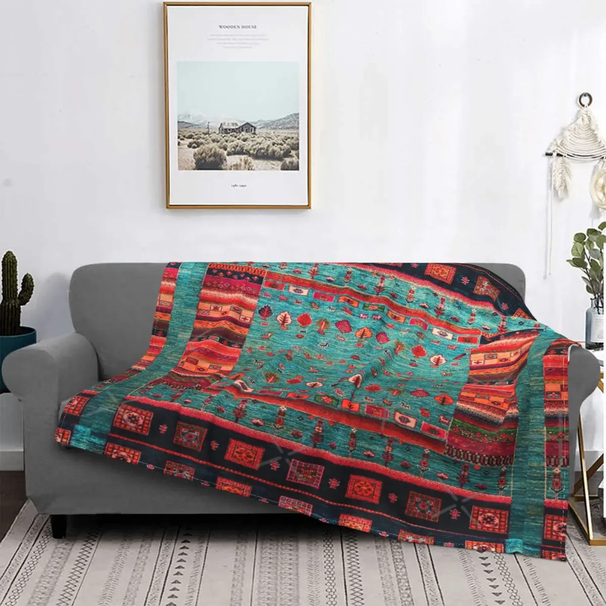 

Epic-Manta tradicional marroquí calmada, colcha de cama a cuadros, edredón, manta con capucha, textil de lujo para el hogar