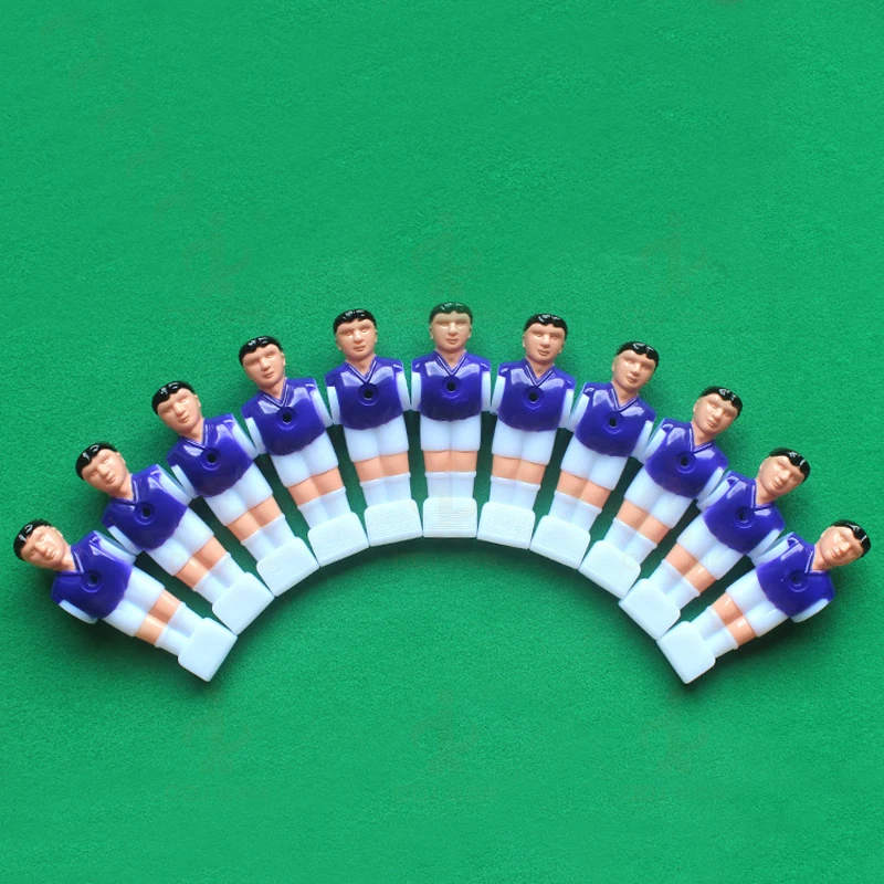 11 Blue 11 шт./командная доска Футбол игры для настольный футбол игры Kickers Футбол Настольный плеер пластиковые аксессуары мини кукла бар - Цвет: 11 Blue