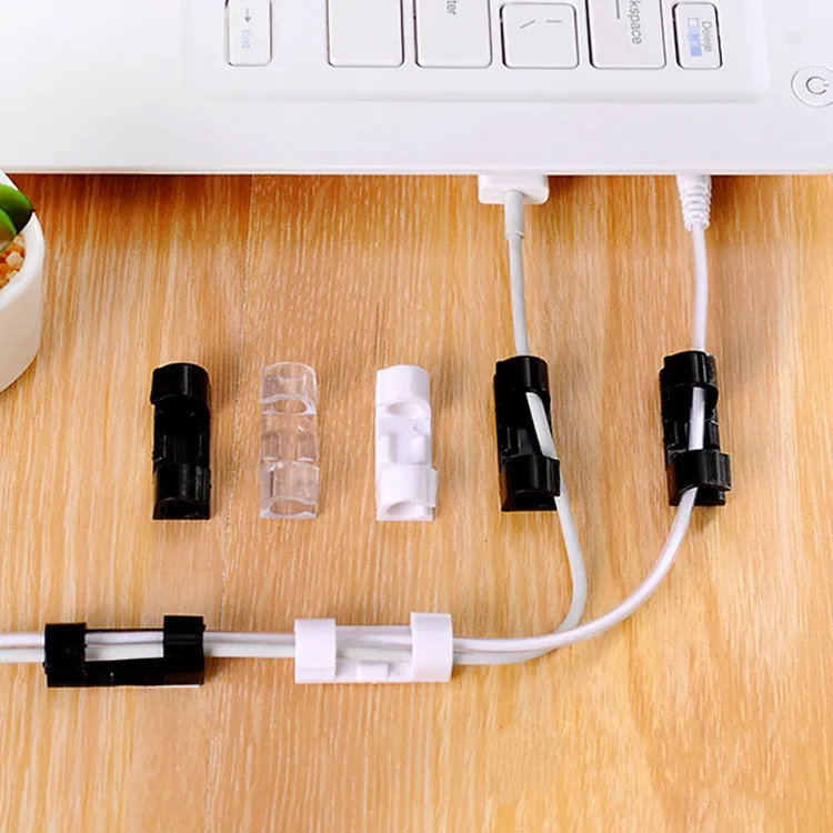 5 шт. провода клипсы для хранения пряжки Органайзер зажим кабеля кабельный корпус