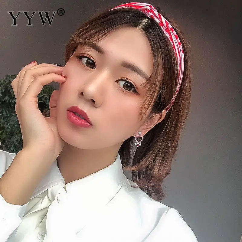 

Trendy Hollow Heart Women Hanging Dangle Earrings Romantic Bridal Wedding Jewelry Bijoux Exquisite Charms Oorbellen Kolczyki