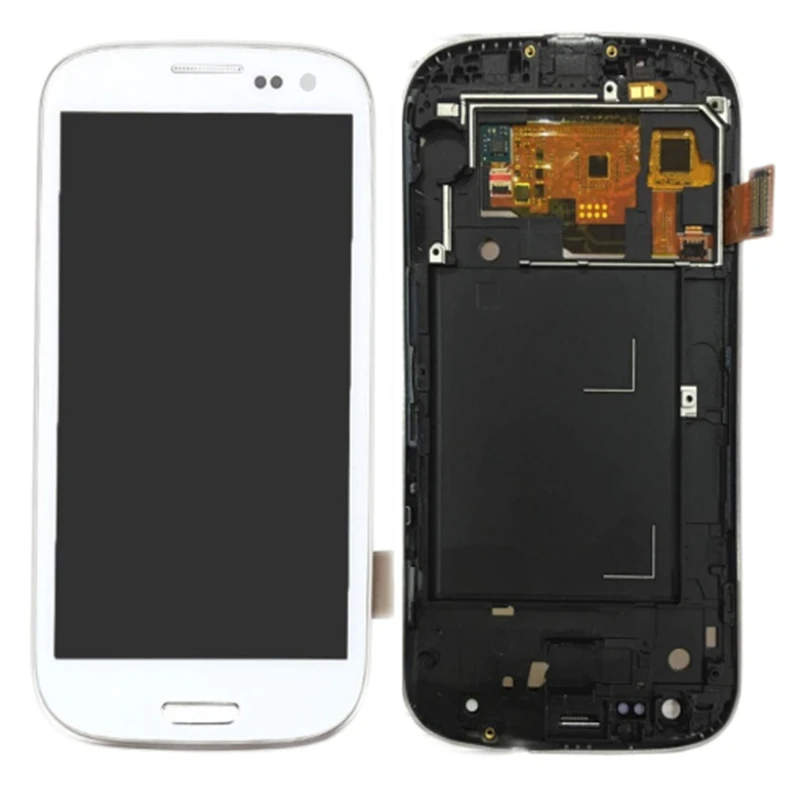 Запасные части для SAMSUNG Galaxy S3 ЖК экран с заменой рамы дисплей i9301 i9308i i9301i +