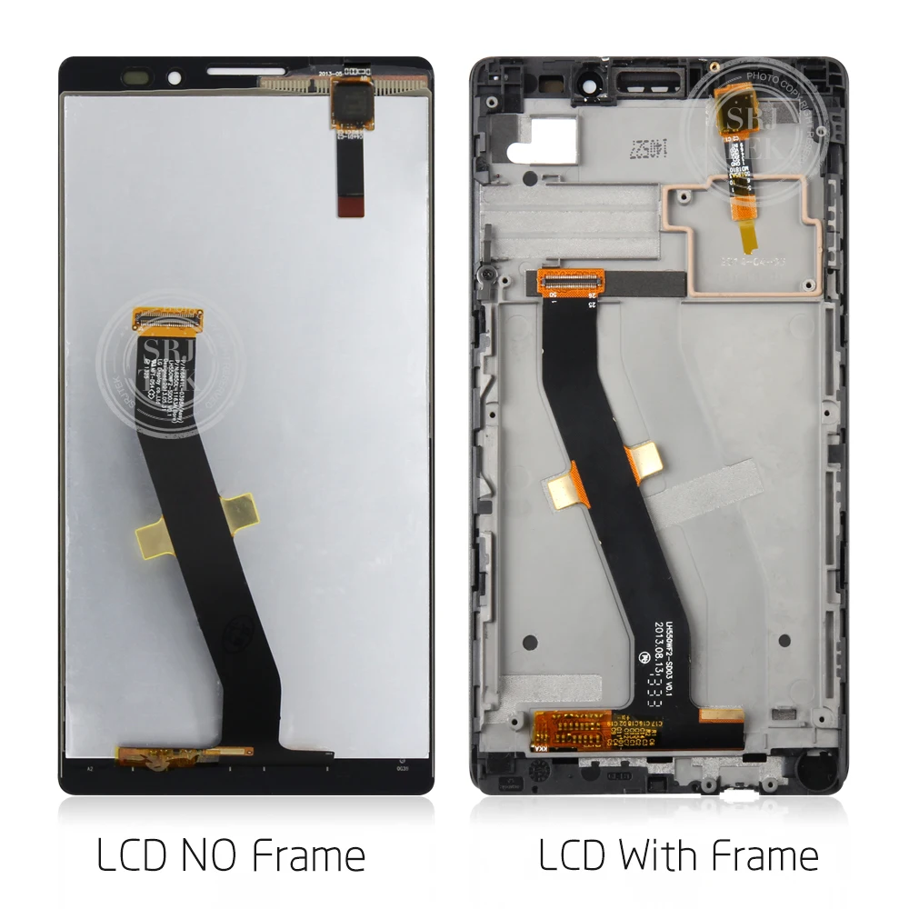 Srjtek screen for Lenovo K910 LCD Display Panel Touch Digitizer Glass Assembly with frame VIBE Z lcd 5.5inch 1920*1080 | Мобильные