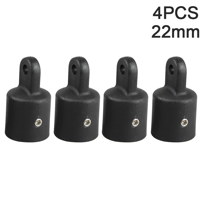 

4pcs Black Nylon Bimini Top External Eye End Cap for 3/4" O.D. Tube Boat Marine