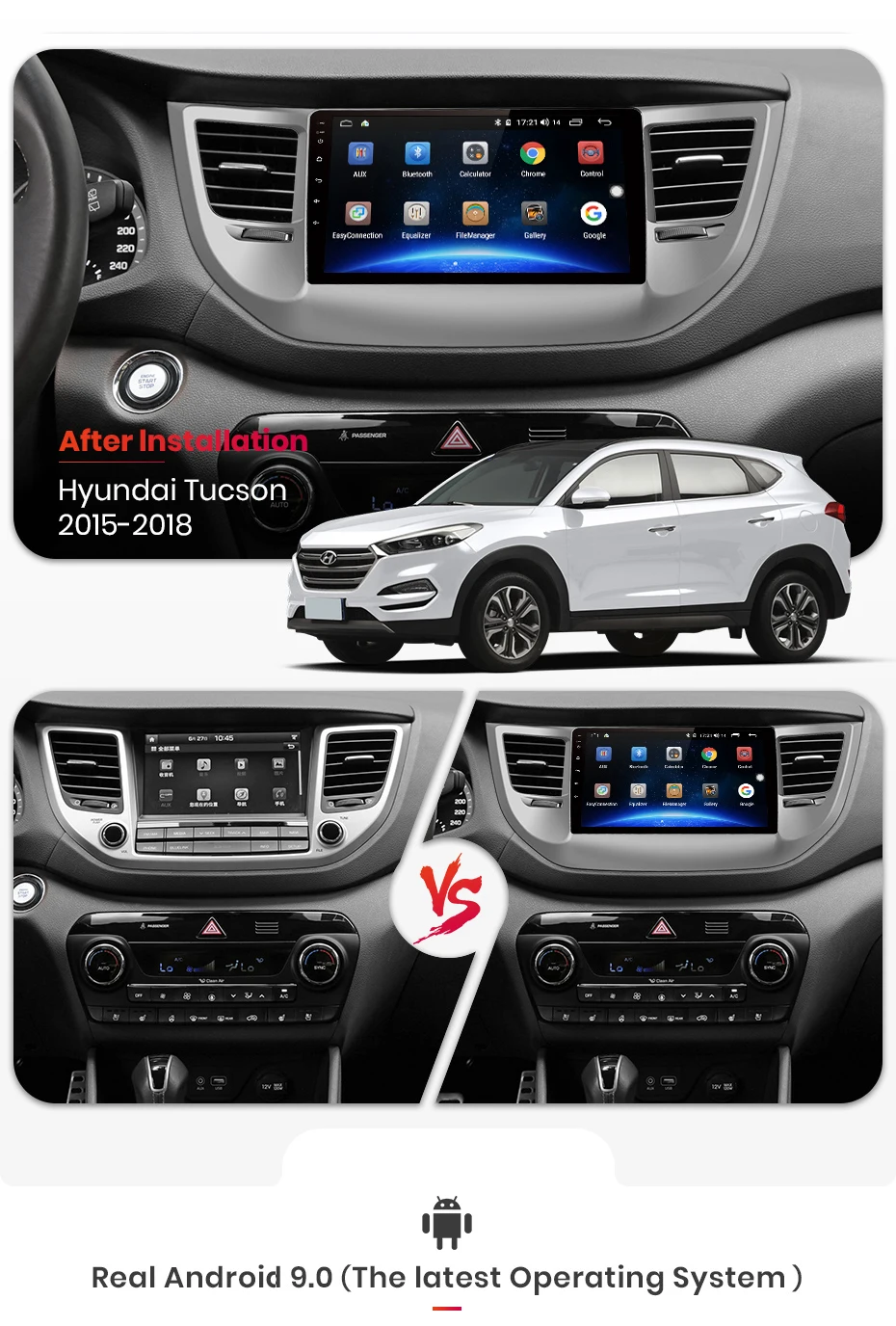 Junsun 4G+ 64G CarPlay DSP Android 8,1 автомобильный Радио Мультимедиа Стерео Аудио плеер gps 2 Din для hyundai Santa Fe 2 2006-2012 без DVD