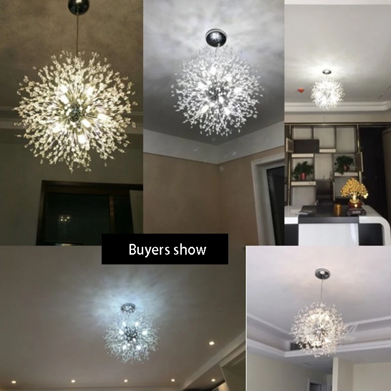 Светодиодные подвесные светильники в стиле пост-модерн хрустальные лампы для